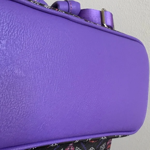 Loungefly Disney Doctor Facilier Mini Backpack in Black & Purple - Picture 5 of 5